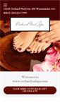 Mobile Screenshot of orchardnailspa.com